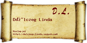 Délczeg Linda névjegykártya